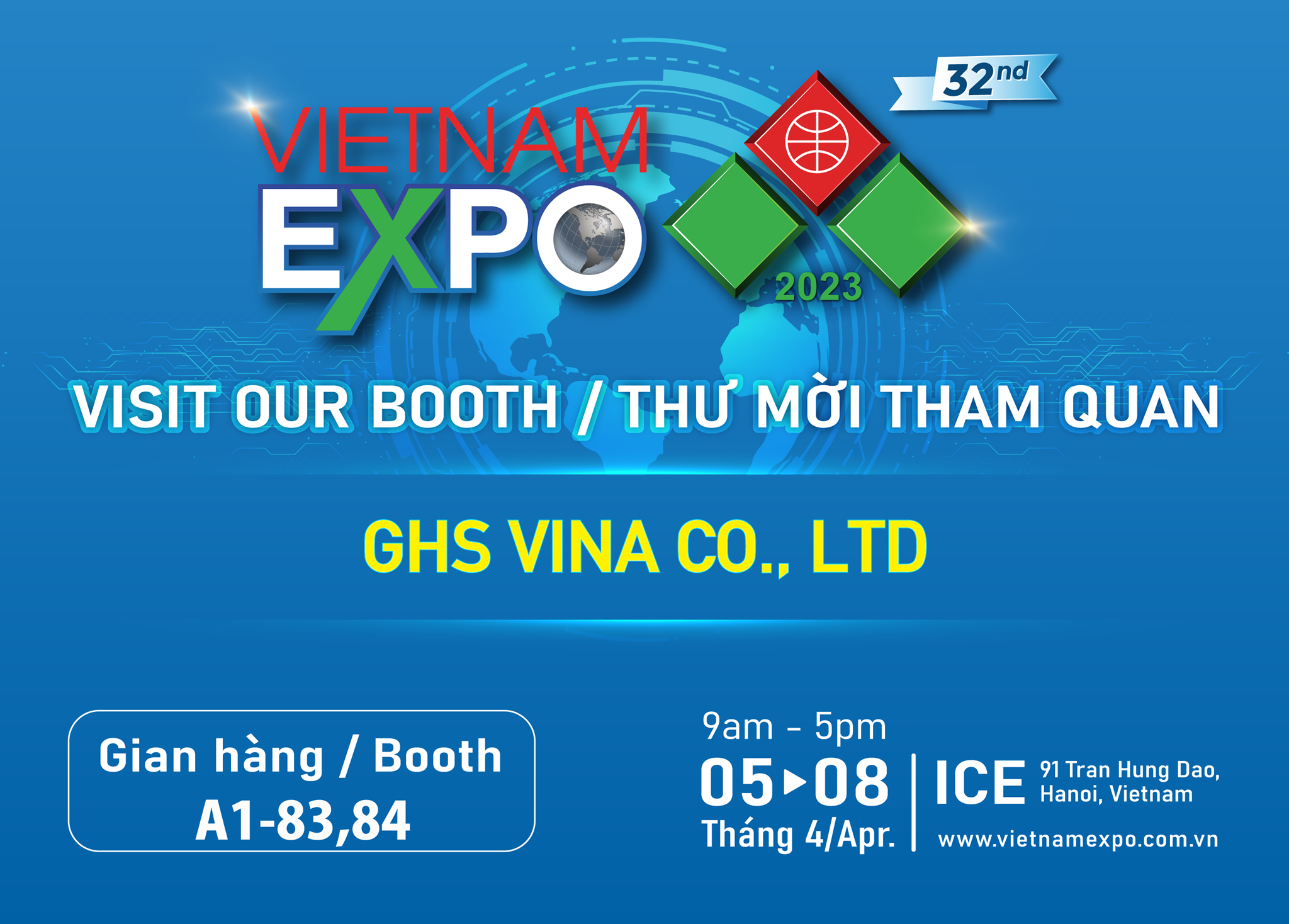 Welcome to our booth at Vietnam Expo 2023 exhibiton in Ha Noi